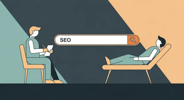 психолог и пациент, а между ними поисковая строка