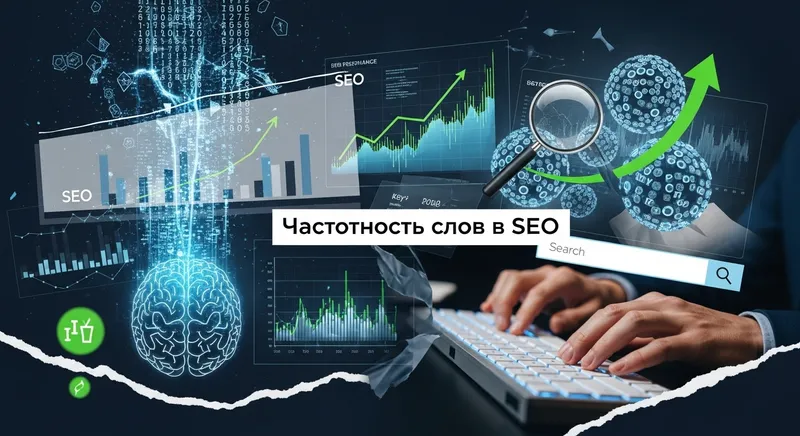 надпись частотность слов